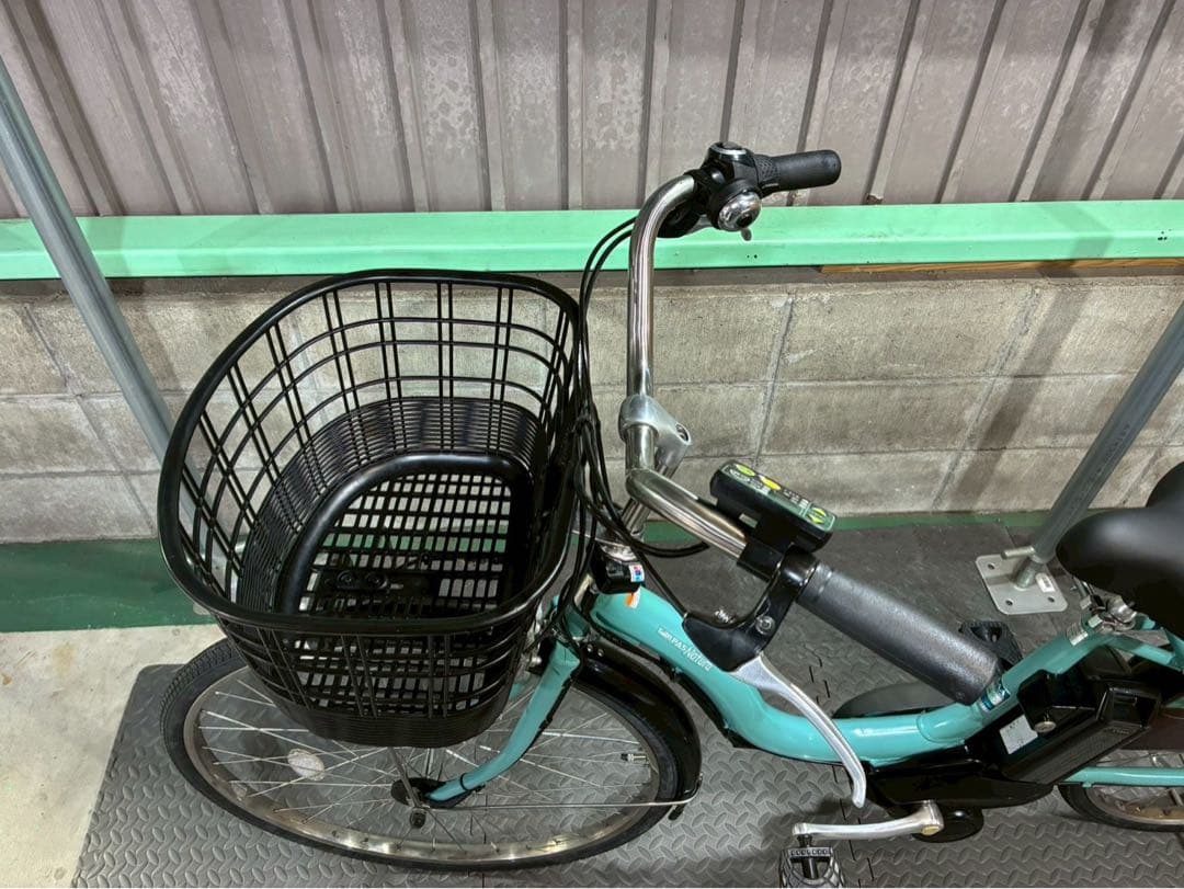 №3711 電動自転車　ヤマハ　パスナチュラ 26インチ ミントグリーン