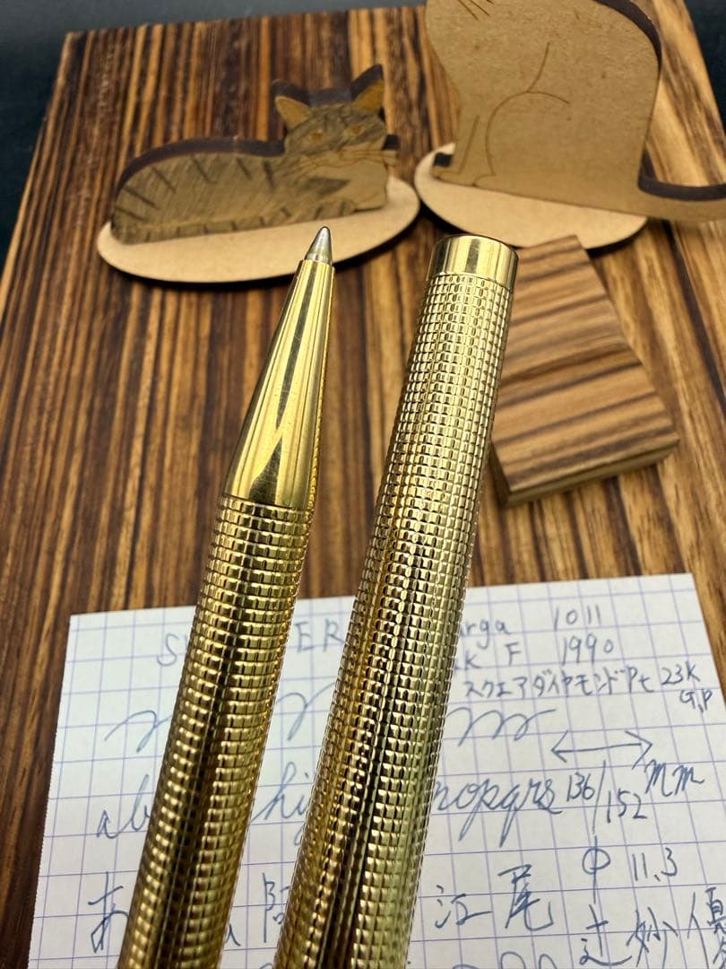 SHEAFFER 万年筆 タルガ 1011 23K G.P ボールペンセット