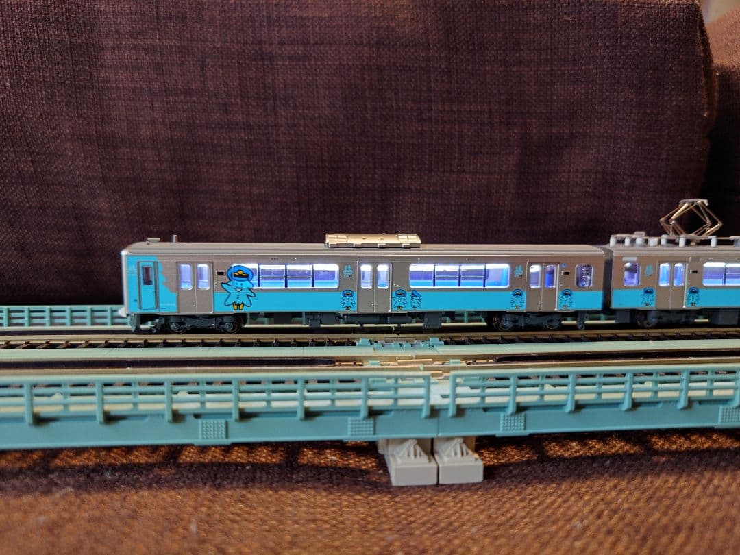 KATO 10-1561 青い森鉄道 青い森701系2両セット　自作室内灯有