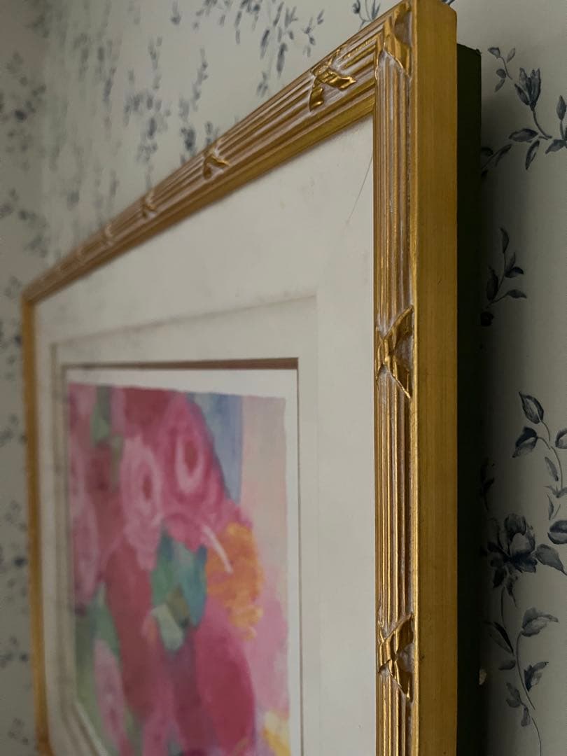 額入り版画　66×56 ジニー・キム　限定55枚　サイン、ED、証明書付　大きめ