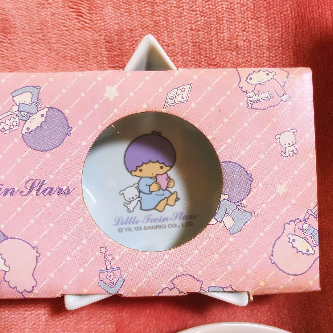 希少レア　キキララ　小皿　トレイ　リボン　ティーポット　平成レトロ　サンリオ