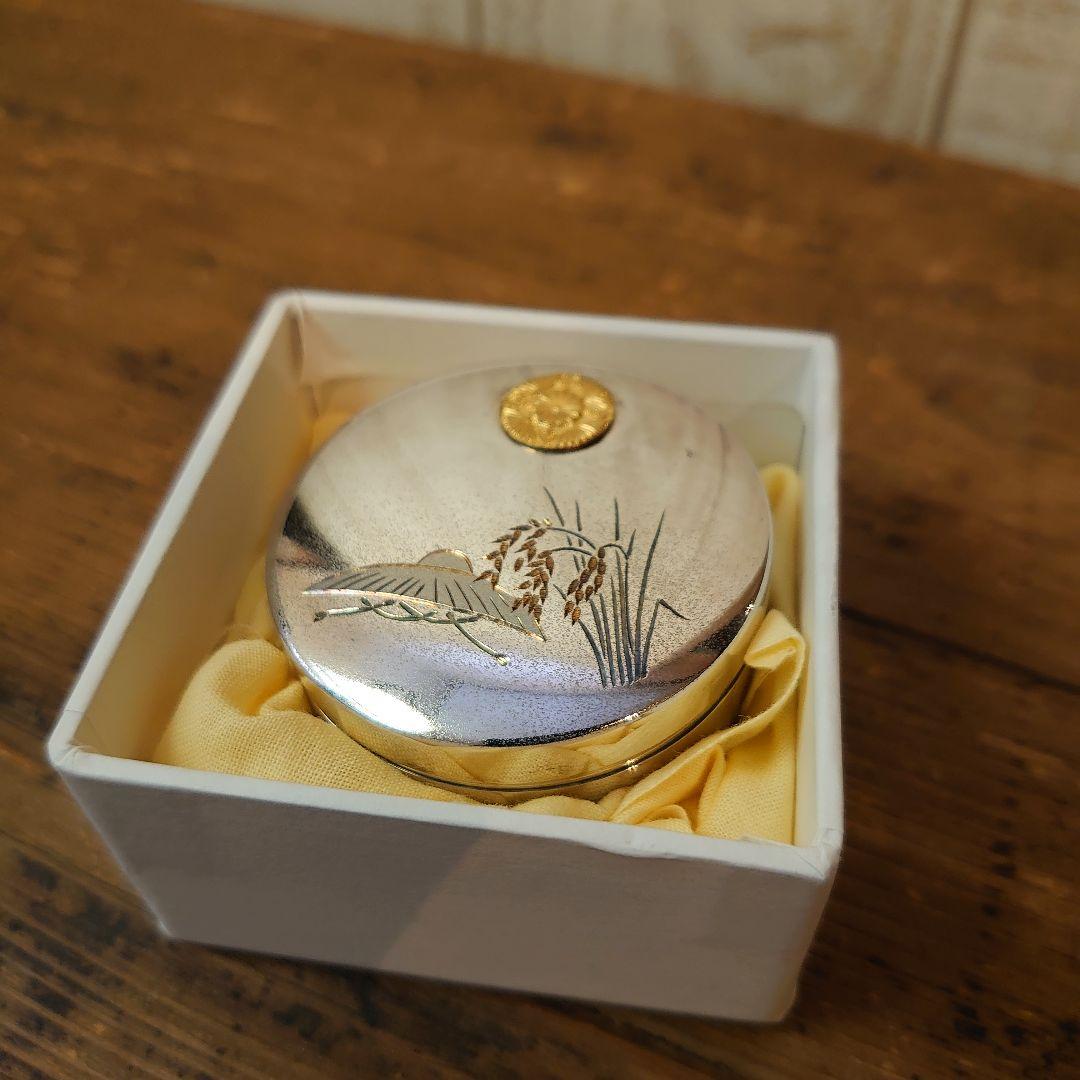 ボンボニエール 皇室 三笠宮家 家紋 銀製