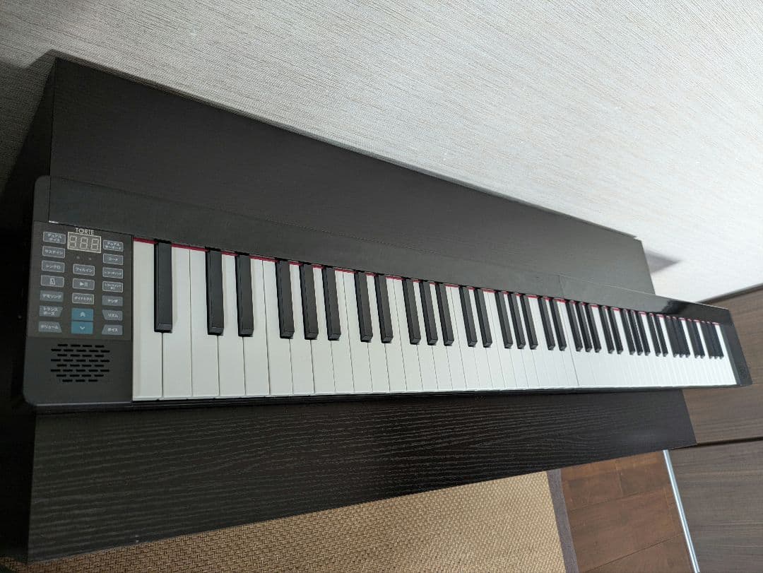 ピアノ88鍵キーボード折りたたみ電子ピアノ初心者コードレス携帯スリム楽器 練習