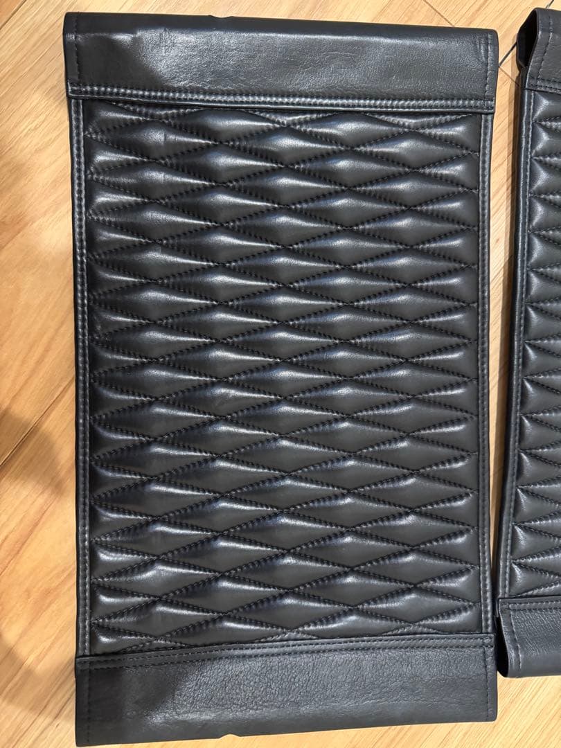 バックドロップレザー カーミット用 DIA JACKET ブラック 2セット