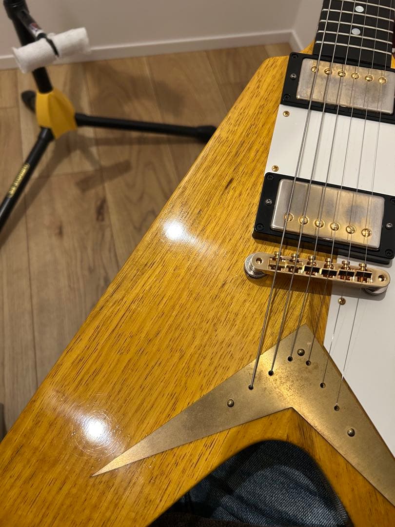 Korina Flying V Replica （ジミーウォレスPU）