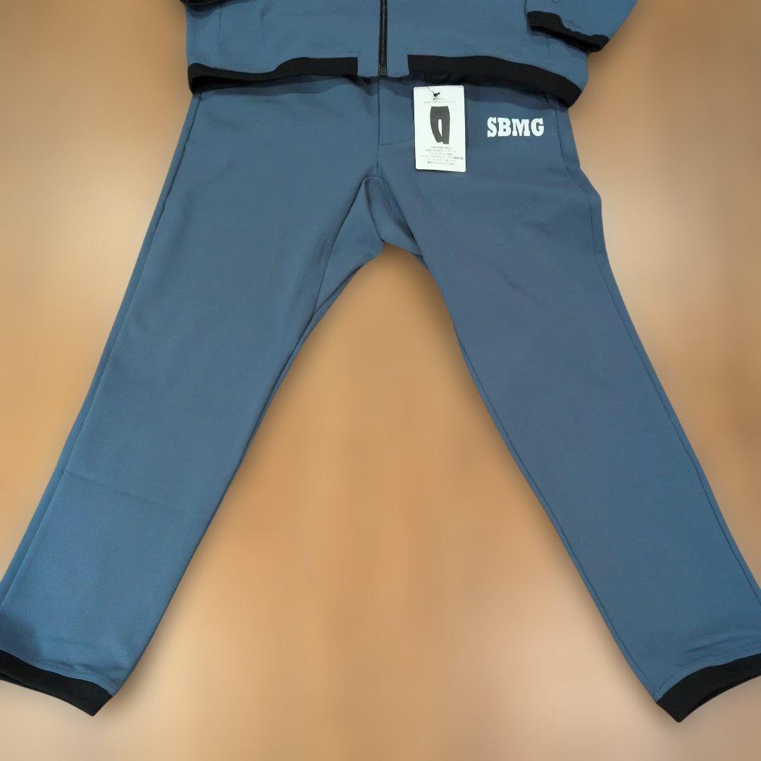 【SBMG】ドリブンスウェット　セットアップ　ジョガーパンツ　L　ブルーグレー