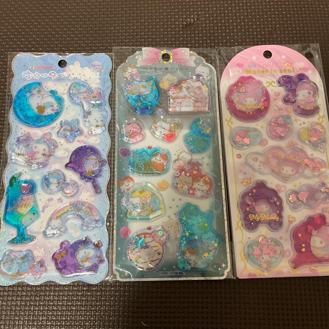 カミオジャパン　ジュエルプチドロップ　プチドロップステッカー　おはじきシール