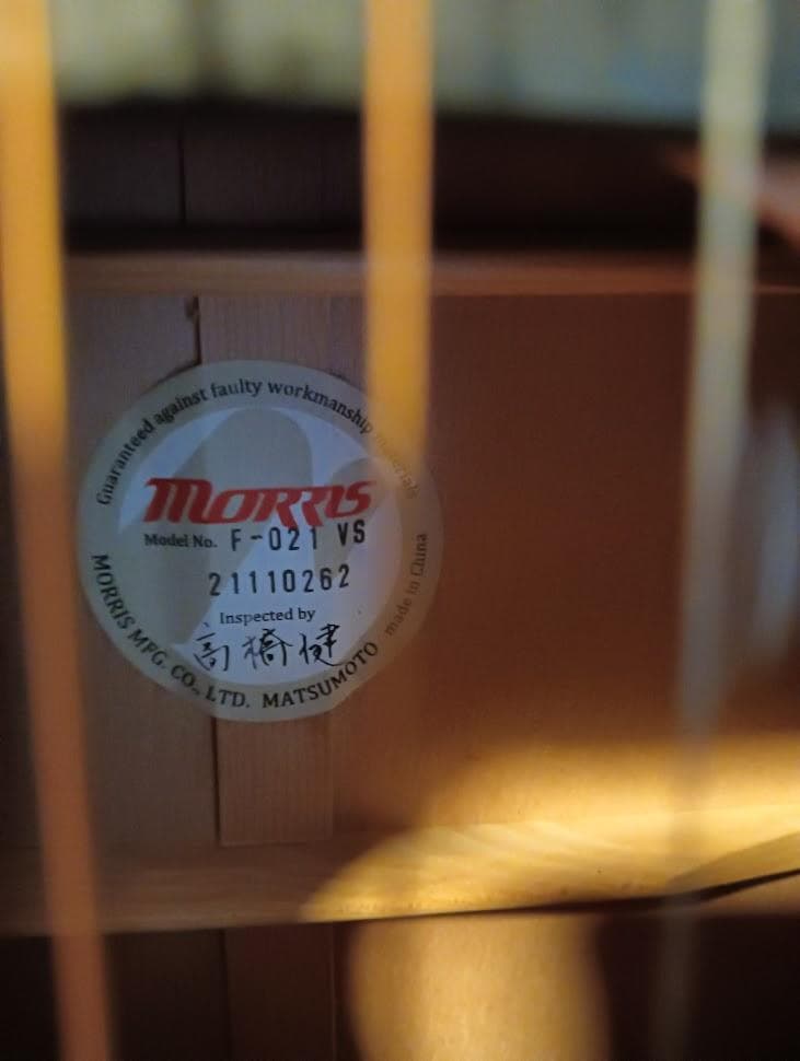 Morris アコースティックギター 　弾きやすい中型F21VS