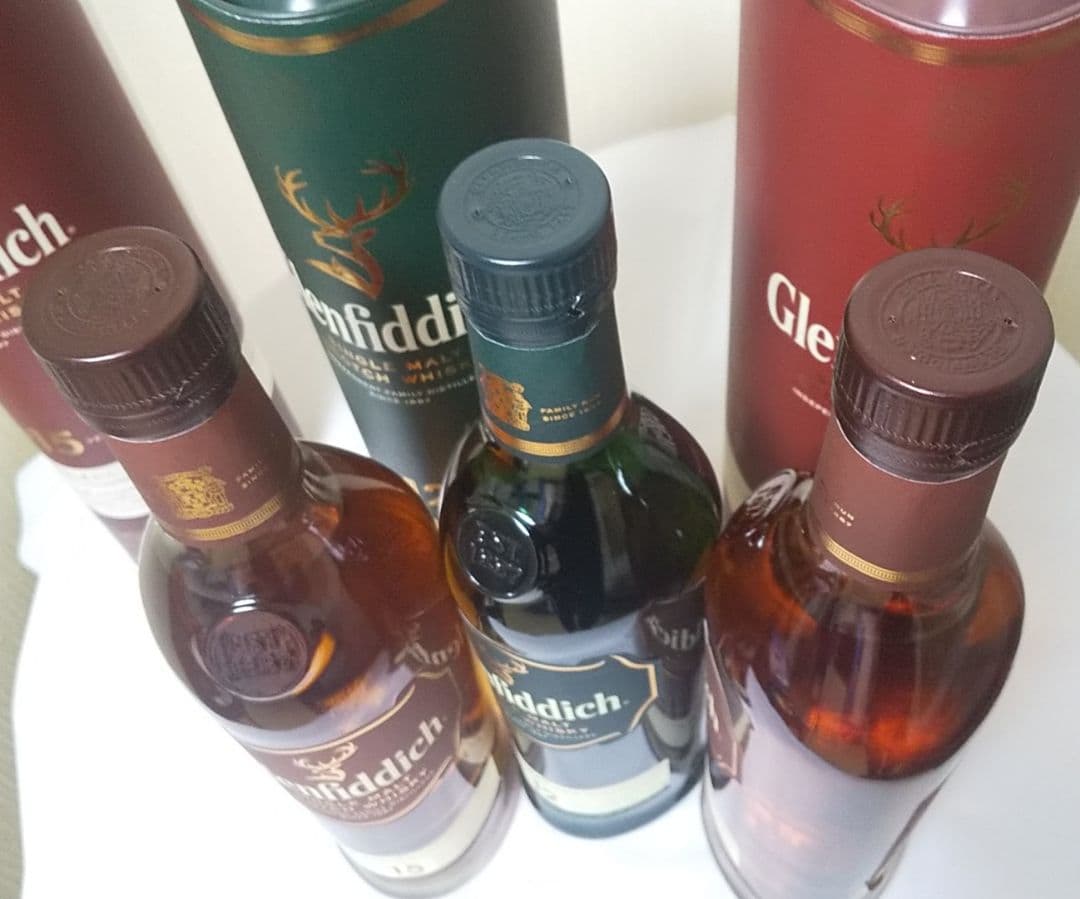 旧ラベル グレンフィディック 15年&12年 3本セット Glenfiddich