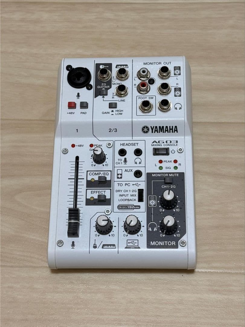 YAMAHA AG03 アナログミキサー 動作確認済み
