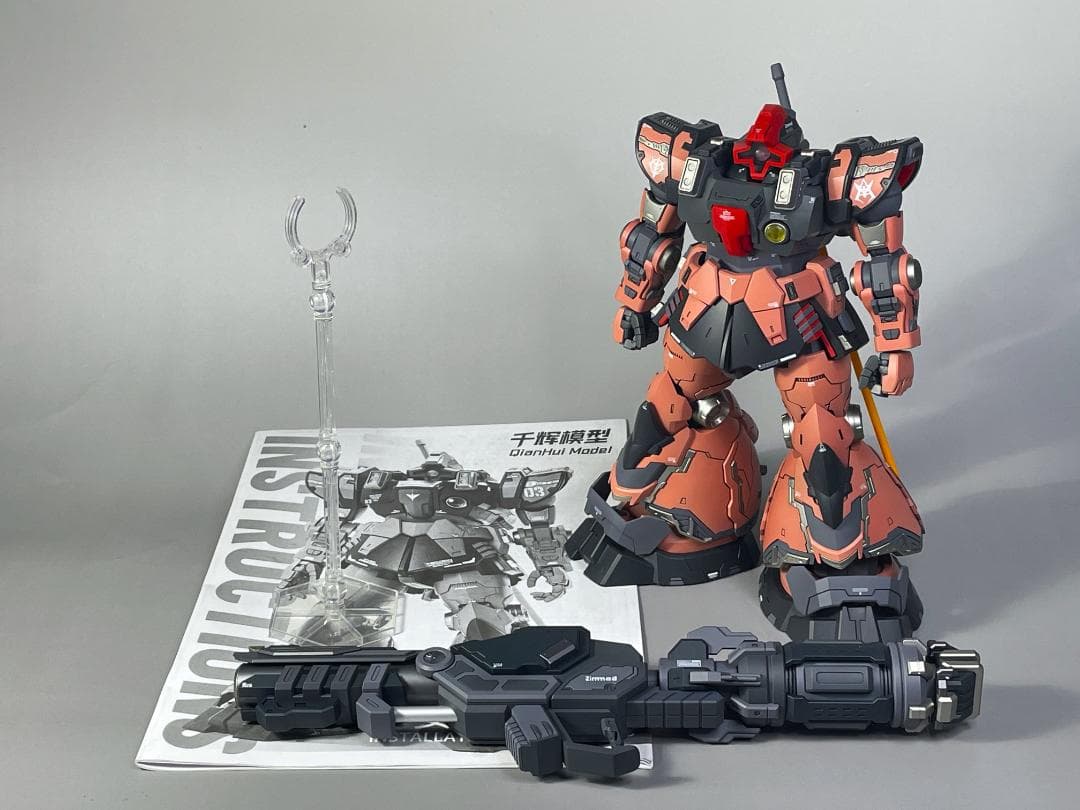 海外製 1/100 MS-09RS シャア専用リック・ドム 全塗装完成品