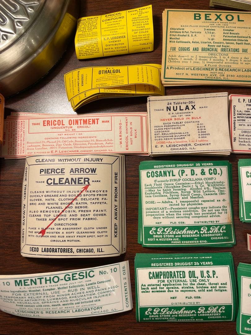 海外　ファーマシーラベル　50種各1枚　50枚✖️3