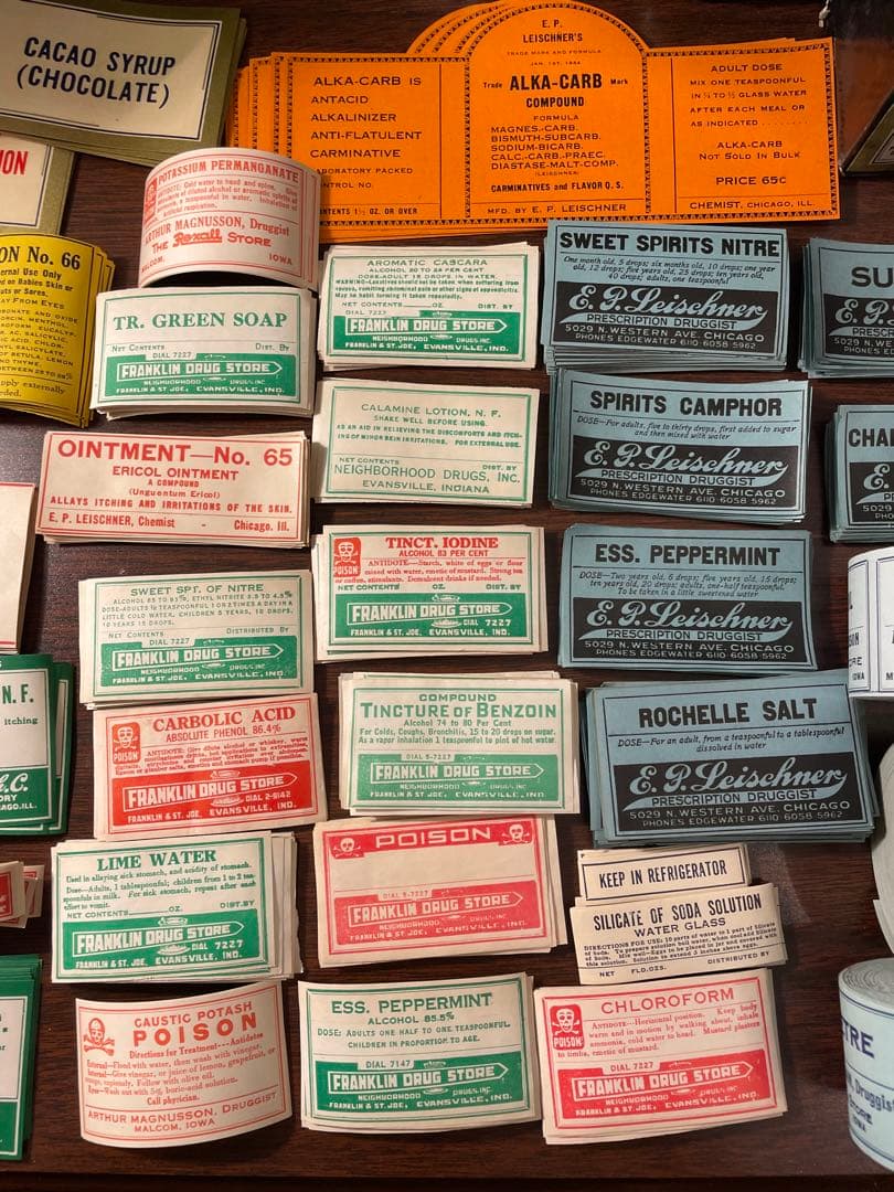 海外　ファーマシーラベル　50種各1枚　50枚✖️3