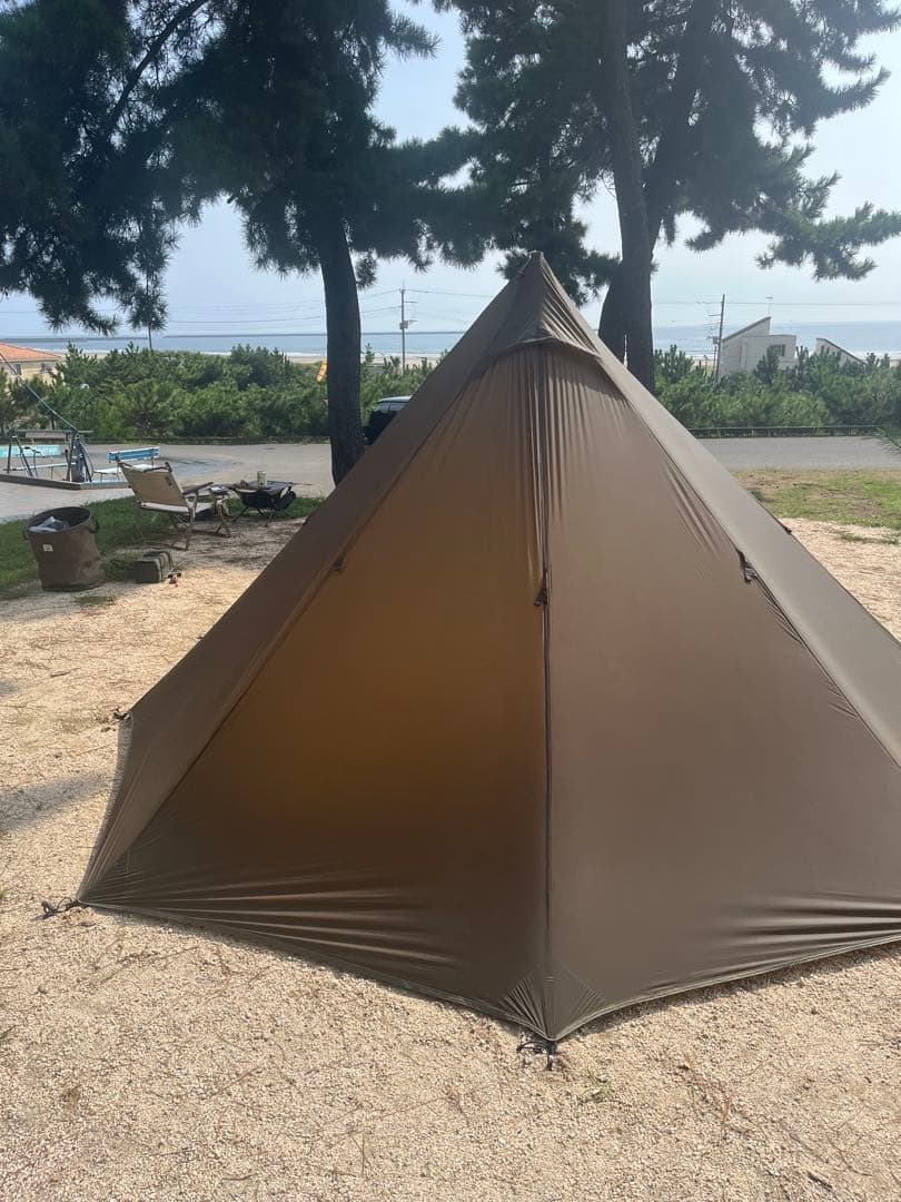 ONETIGRIS ティピー型キャンプテント BLACK orca