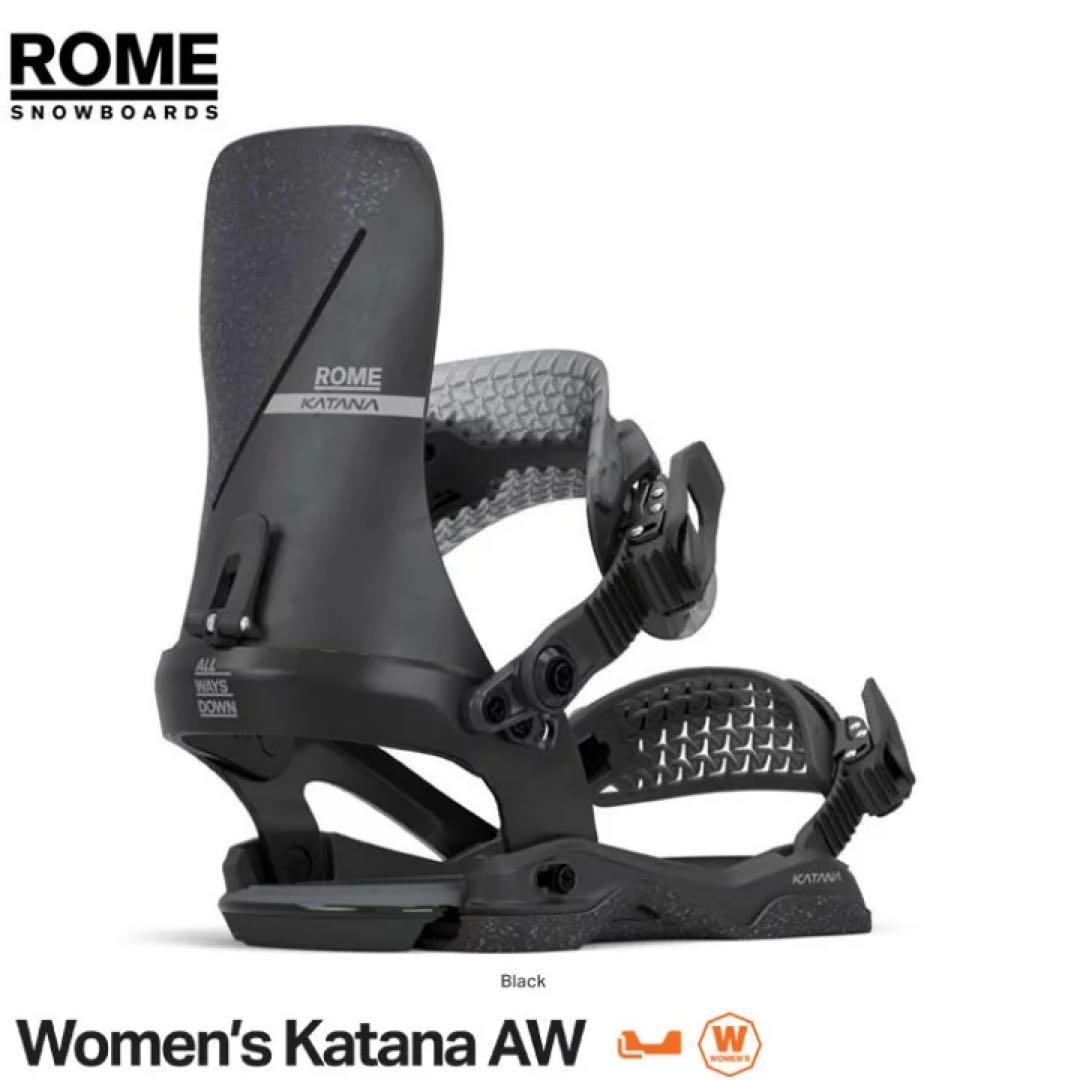 スノーボード ROME Women's Katana AW Black S