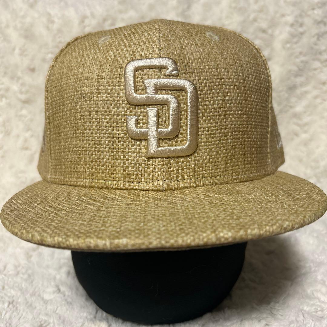 【新品】ニューエラ ✖️サンディエゴ・パドレス　ペーパーストロー　キャップ