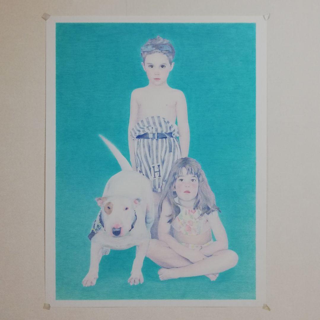 色鉛筆画 イラストレーション ジグソーパズル原画「ホリディ」