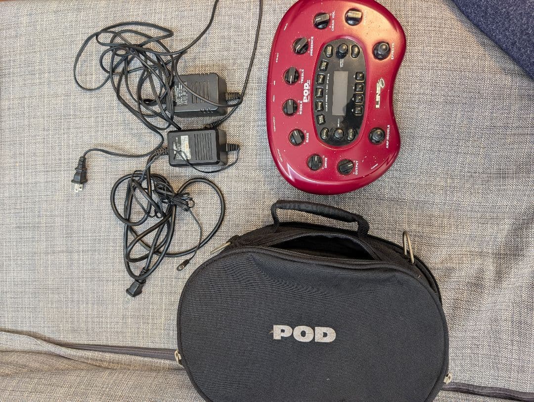 PODxt ギターエフェクター ACアダプター付き