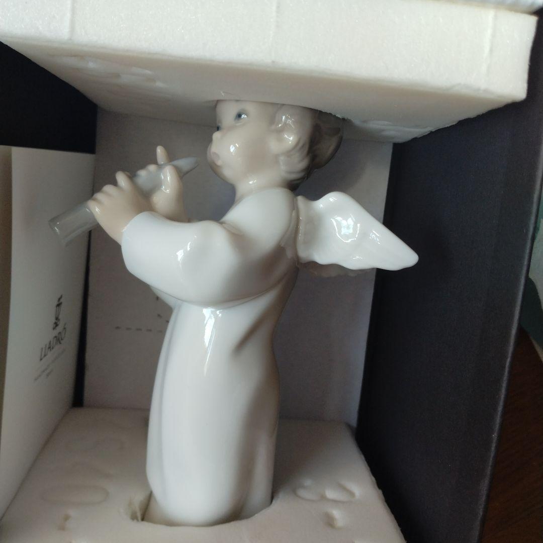 リアドロ　Angel with flute　天使　フルート　エンジェル　羽　神