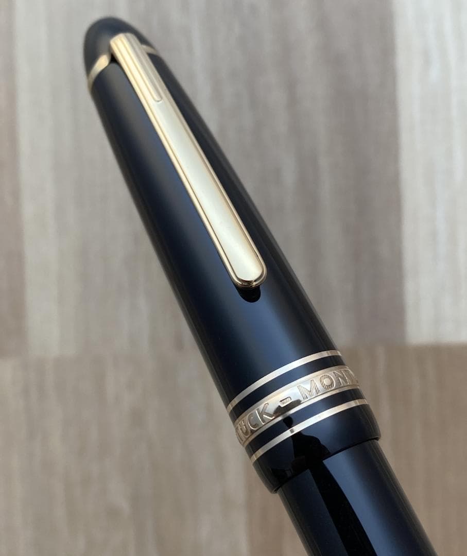 未使用に近い モンブラン ル・グラン 161 ブラックｘゴールド ボールペン