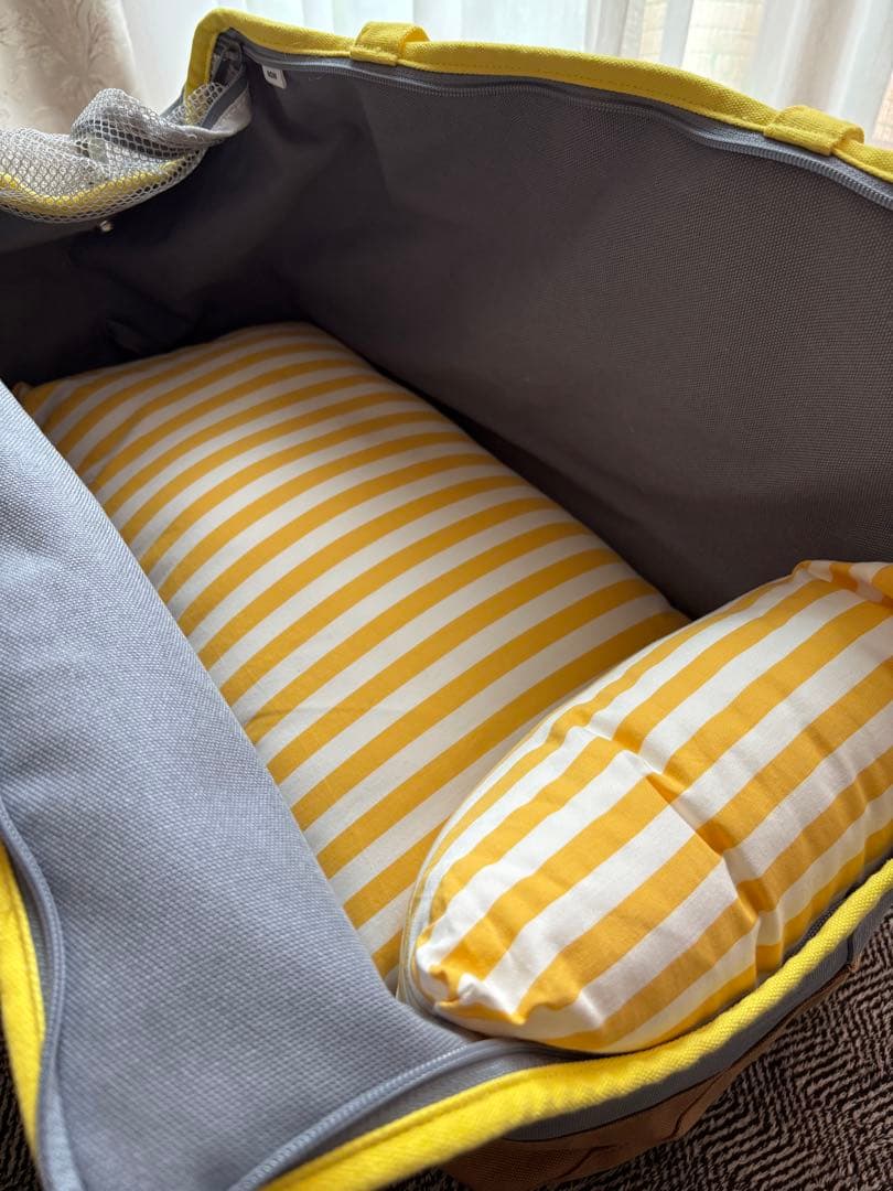 ＊MONCHOUCHOU　キャリーバッグ　L　グレー　＊