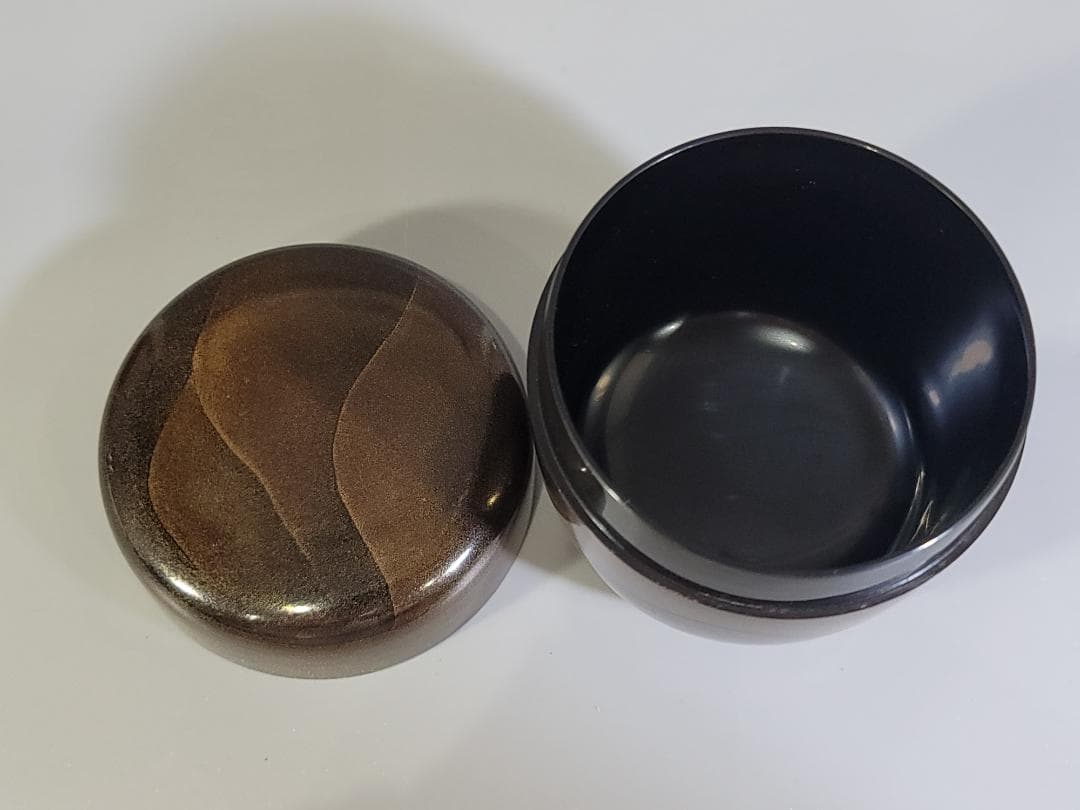 茶道具 遠山 蒔絵 棗 在銘 共箱