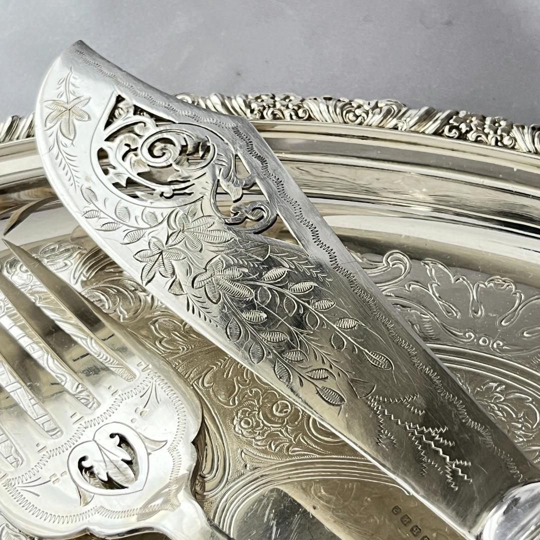 【Copper Brothers】【純銀継手】アントラーハンドルのサーバーセット