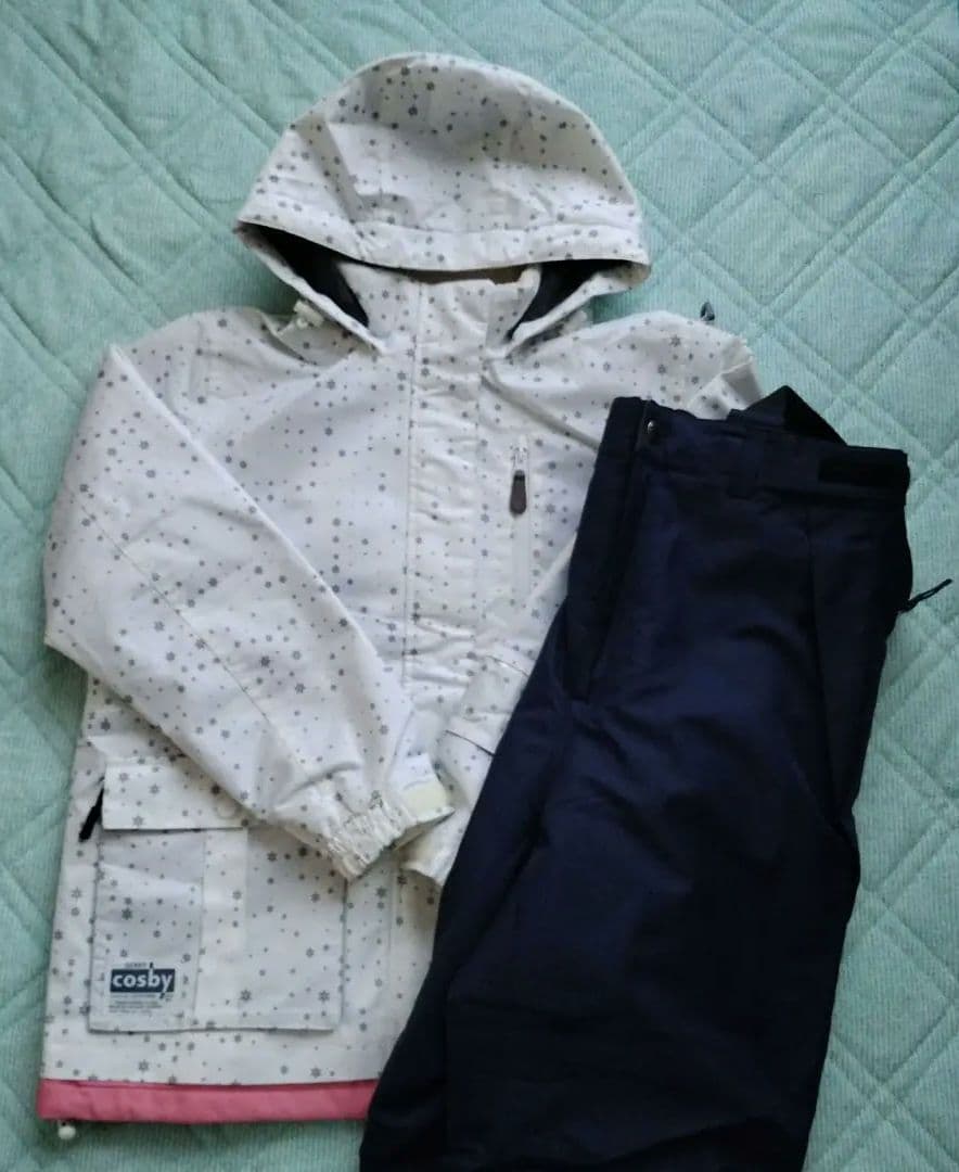 cosby スノーウェア Lサイズ ホワイト&ネイビー