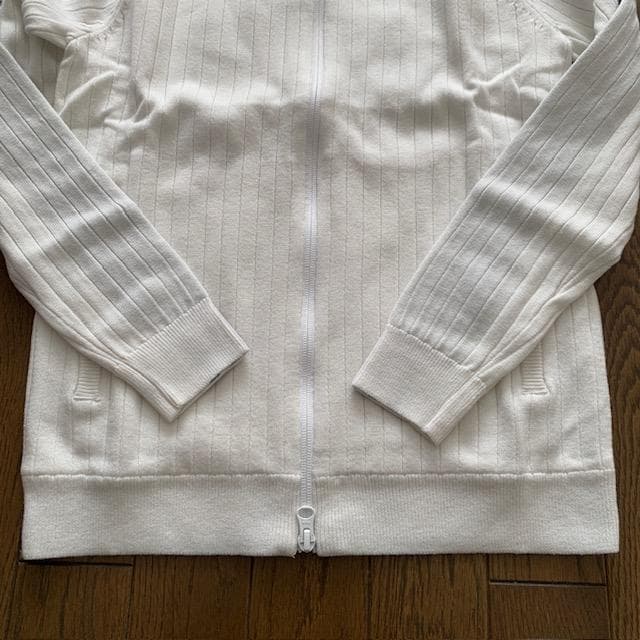 アディダス　ゴルフ　防風　セーター　ニットスカート　上下　レディースL　白