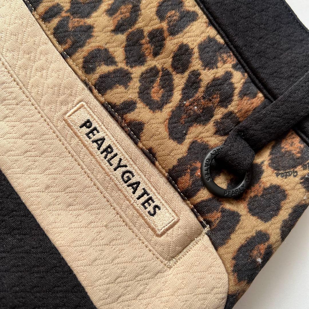 Pearlygates パーリーゲイツ　ヒョウ柄　ダンボール　イージーパンツ　L
