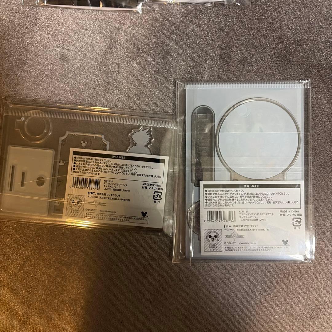 キングダムハーツ ロフト ピンズ 全5種類セット　ディズニー　アクリルスタンド
