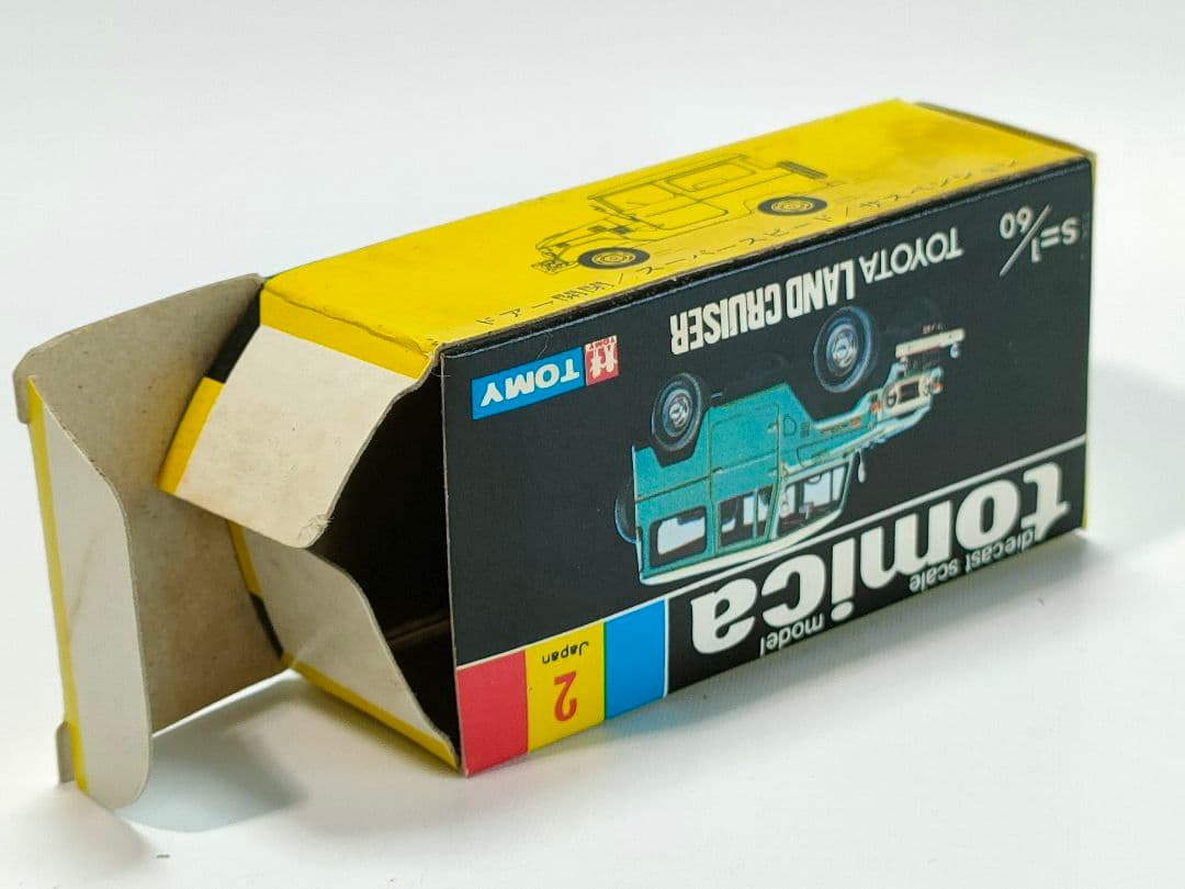 黒箱トミカ 2　トヨタランドクルーザー　美品　日本製　デッドストック