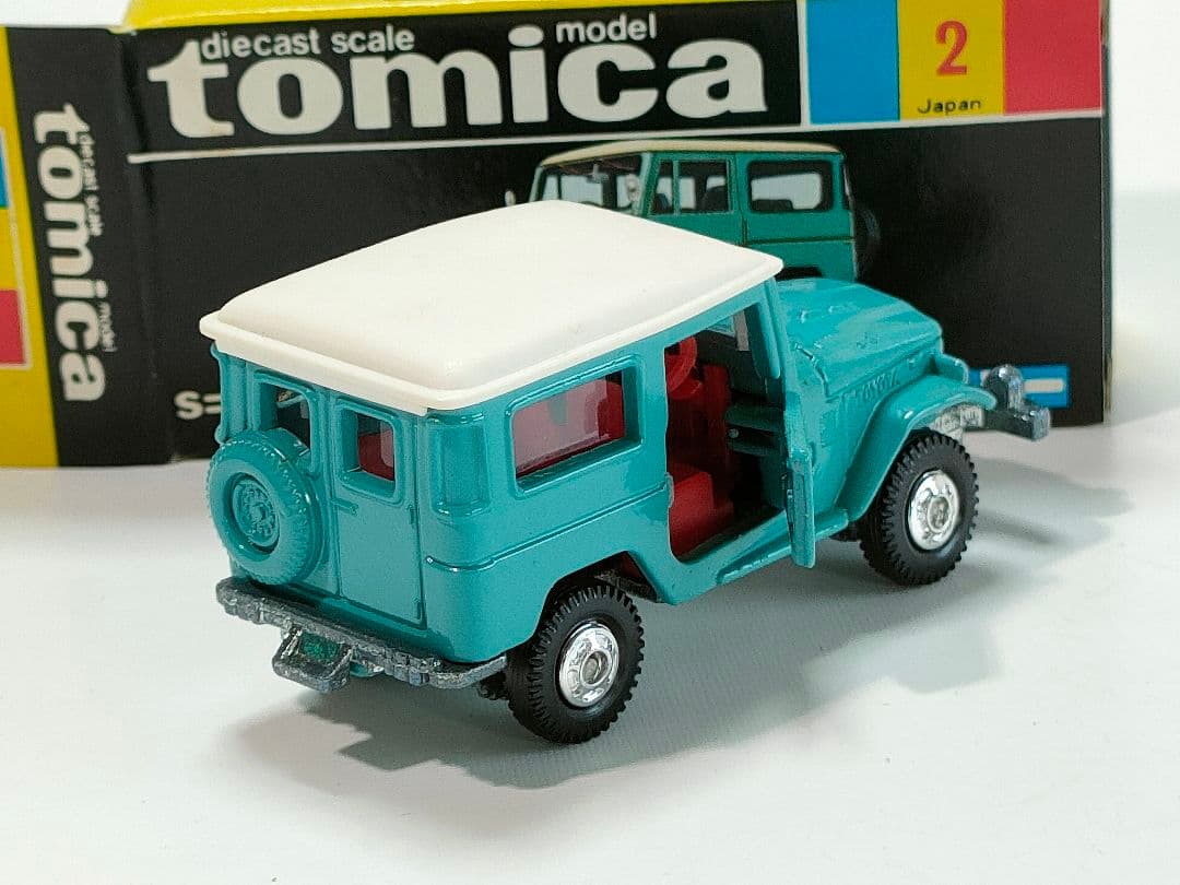 黒箱トミカ 2　トヨタランドクルーザー　美品　日本製　デッドストック