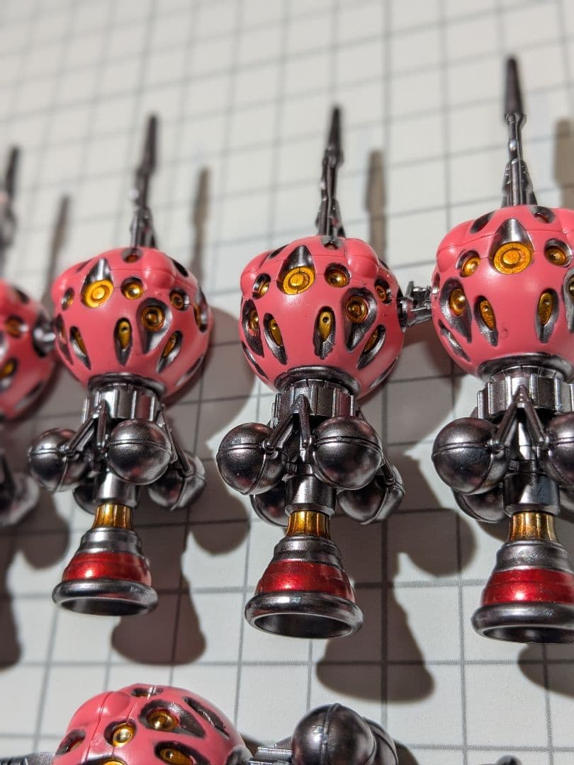 マ*海様 【塗装完成品】HG 赤いガンダム　ビット6個ver