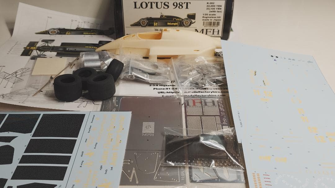 の*み様 モデルファクトリーヒロ　LOTUS 98T 1/20