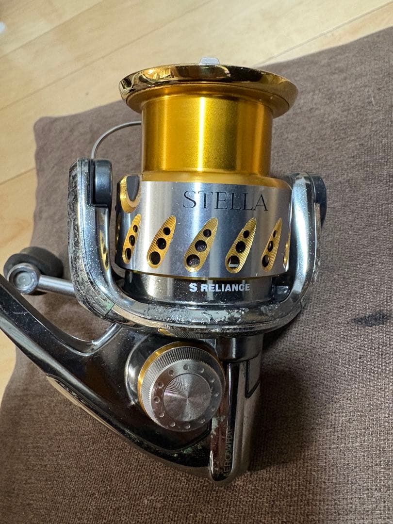 シマノ STELLA 07 2500S 左巻きゴールド/シルバー