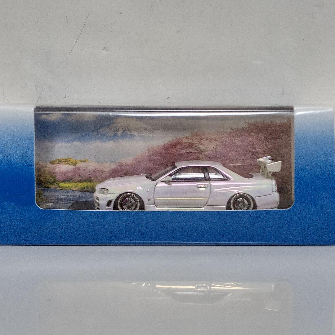 1/64 R34 GTR 改　パールホワイト限定品