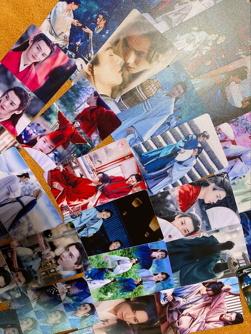 山河令　張哲瀚  龔俊　ドラマ名場面カード30枚　プラケース付き