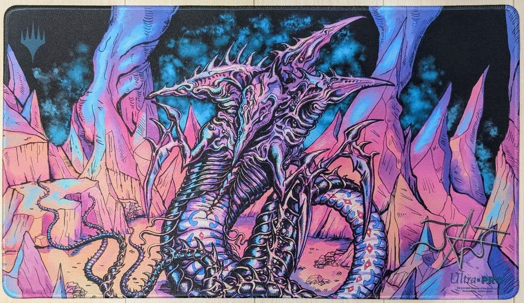 【未使用】MTG　SecretLair　スリヴァーの首領　プレイマット　サインド