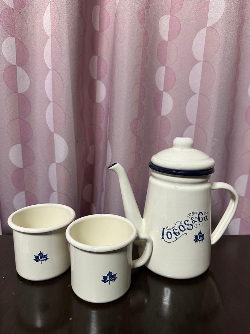 値下げしました LOGOS レイリー・ホーロー マグ　ホーローケトル　セット