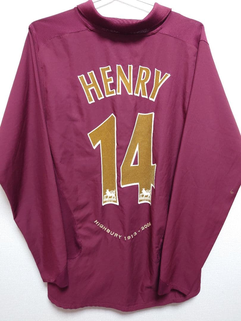 NIKE　2005〜06 アーセナル　ハイバリー　アンリ　長袖