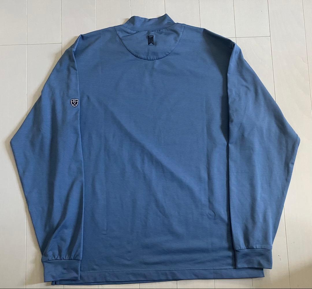 【美品】 NIKE GOLF ナイキゴルフ　タイガーウッズ　モックネック　長袖L