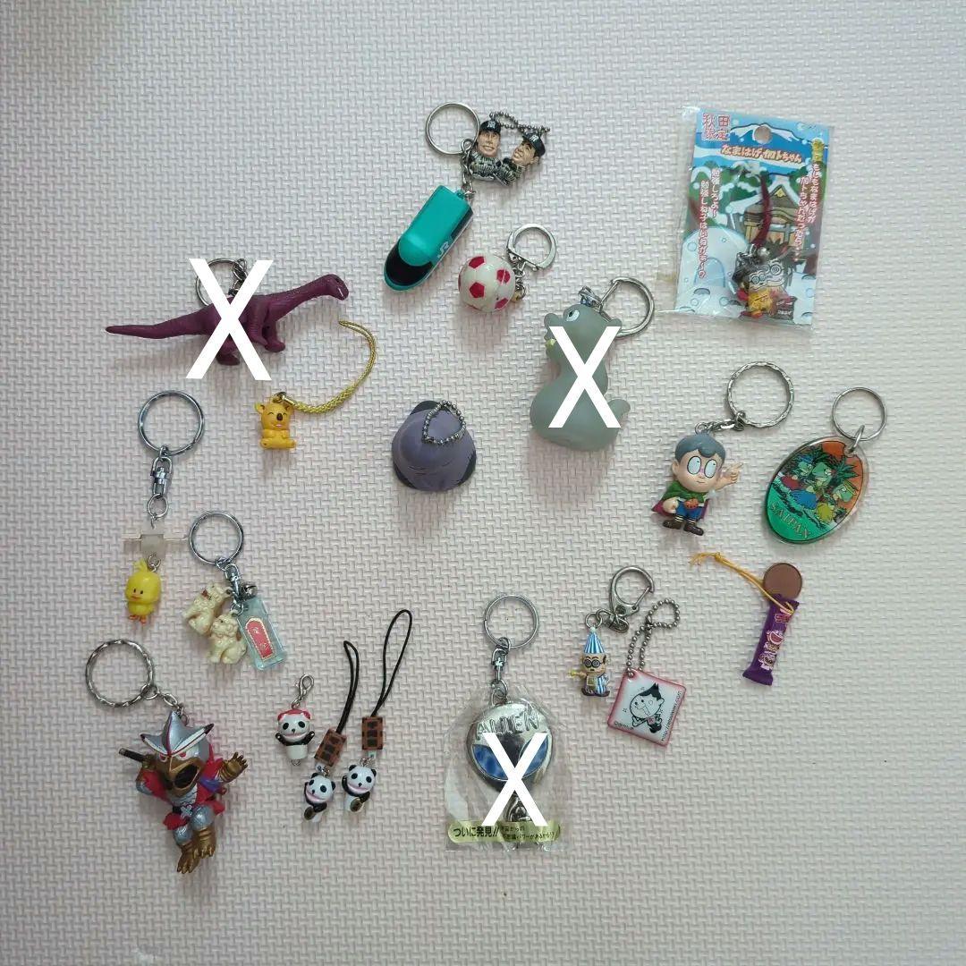 キーホルダーバラ売り 生茶パンダ、うまい棒、なまはげ加トちゃん