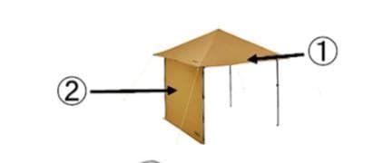 クマココールマン　TCバイザーシェードⅡ/M　フルフラップ合計２枚付き