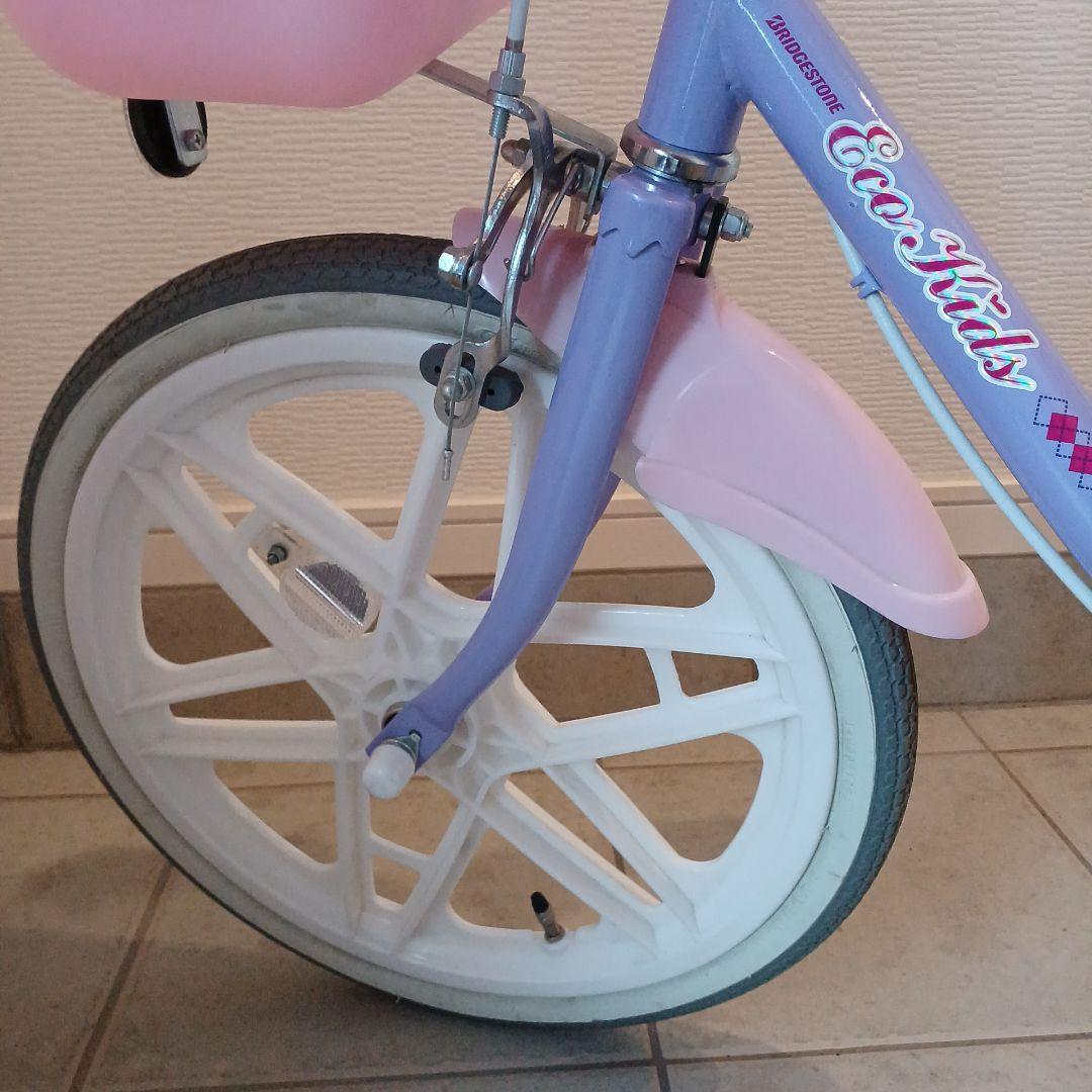 エコキッズ　自転車　18インチ　ピンク