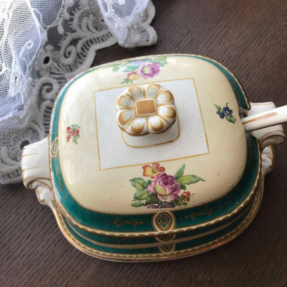 BOOTHS社　シリコン・チャイナ　19世紀頃　ソース・チュリーン　アンティーク