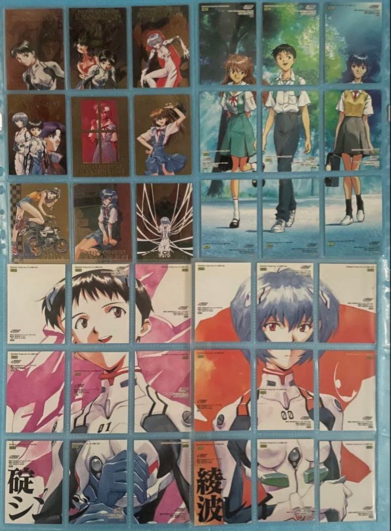 エヴァンゲリオン　カードダスマスターズ　第壱集　第弐集　コンプ　他特典付き❗️