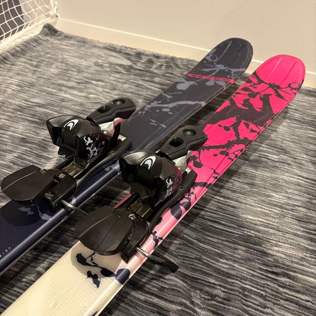 【極美品】SALOMON Temptress スキー板 151cm ストック付き