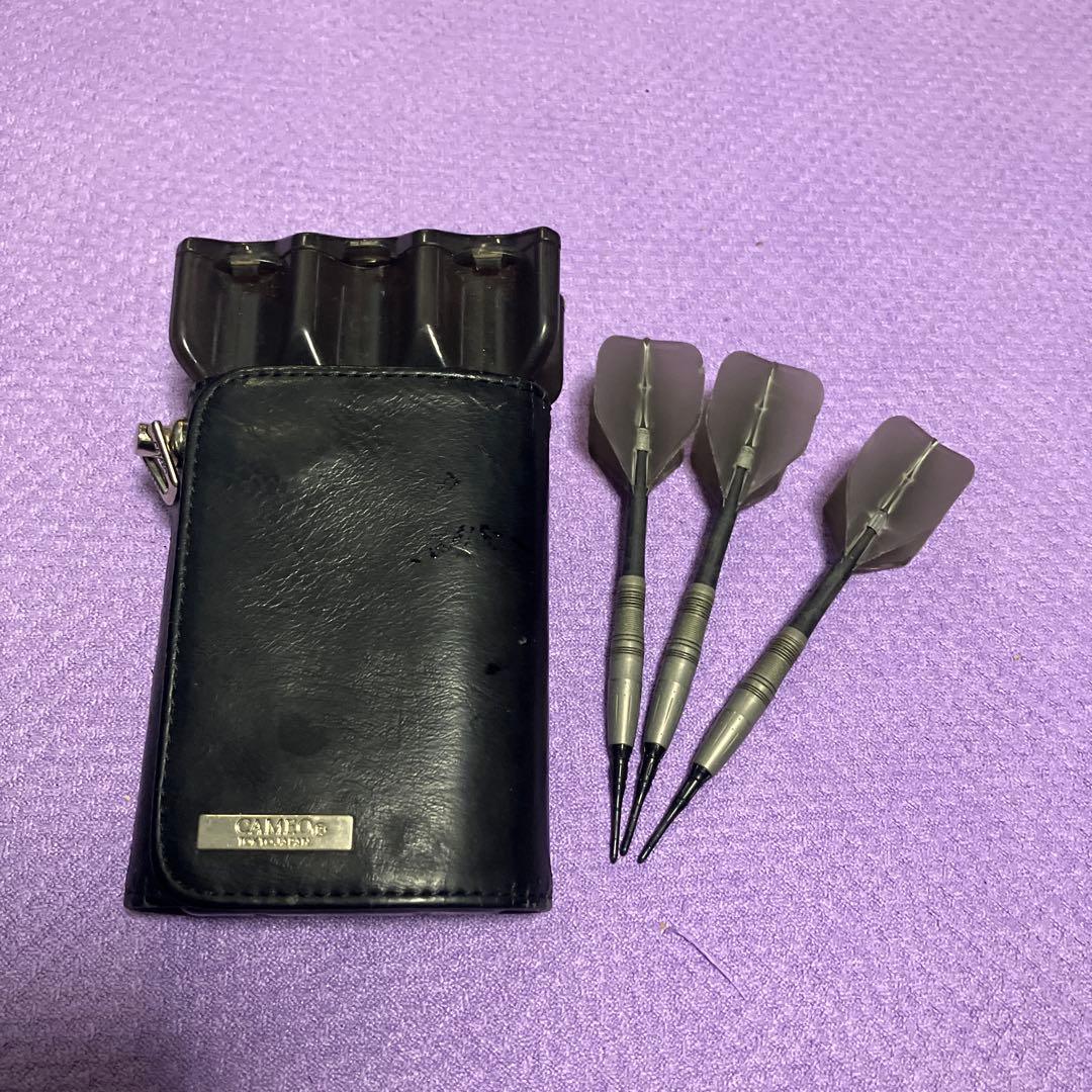 タングステン ダーツ 3本 レザーケース付き