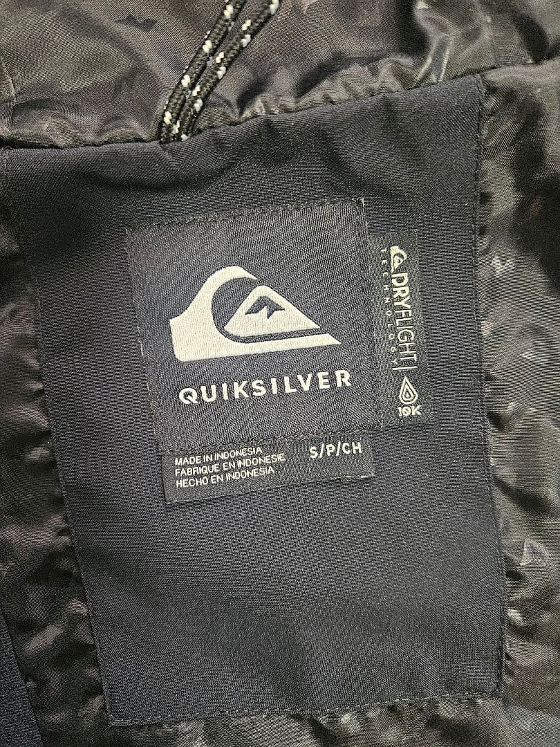 QUIKSILVER スキー、スノーボードウェア S/P/CH 黒/オレンジ